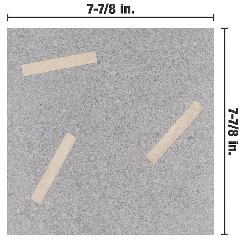 Merola Tile Komi Maolan Antracita 7-7/8" x 7-7/8" Porcelain Floor and Wall Tile