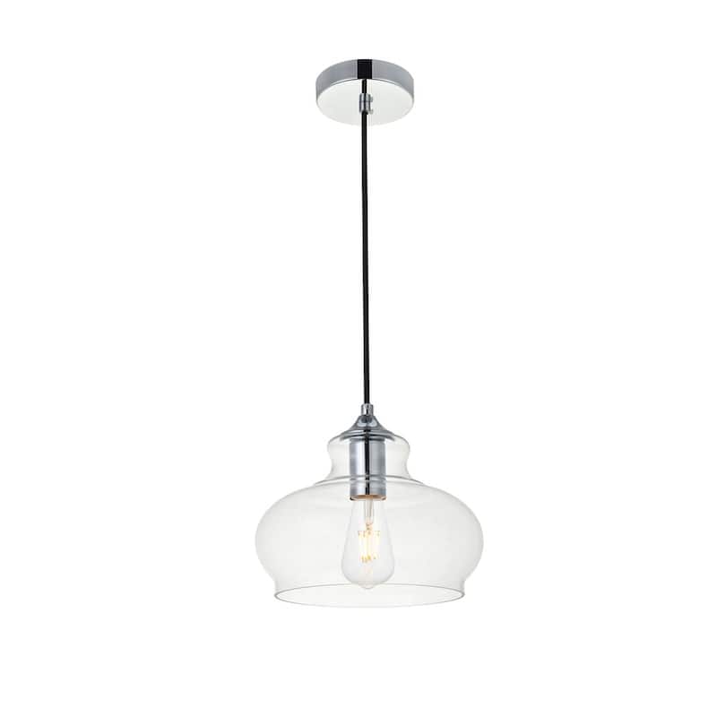 Clear Glass 1-light Pendant