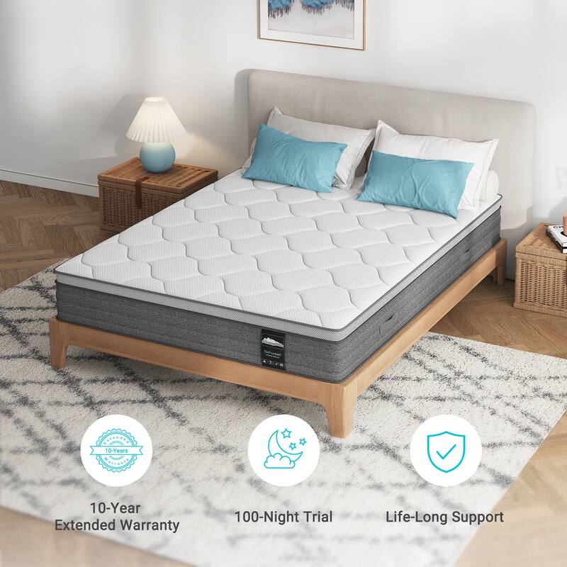 Full Mattress,10 Inches Thickness Mattress ,Hybrid Mattreess ,Mattress Shipped in a Box