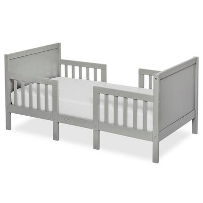 Dream On Me Hudson 3 in 1 Convertible Toddler Bed Cool Grey