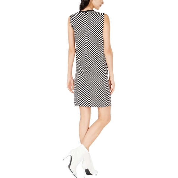 marella black and white dress