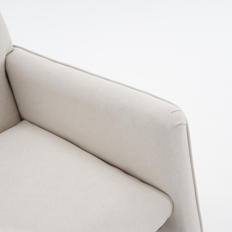 Linen Fabric Rocking Chair