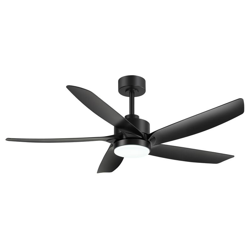 54-inch 5-Blade Integrated LED Ceiling Fan with Light and Remote