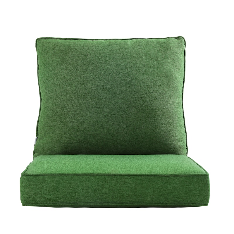 Outdoor 4.9" Thick Cushion Set with Back Cushions and Seat Cushions