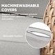preview thumbnail 6 of 5, Outdoor Loveseat Sofa with Table Yellow- Beige - Yellow