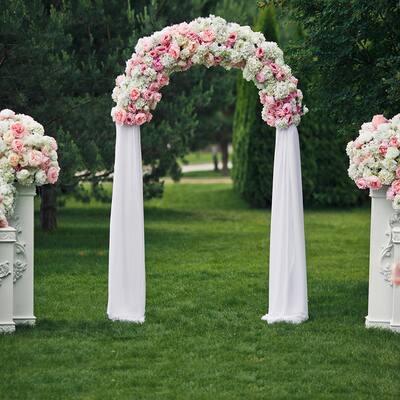 Door Frame Shape Iron Arch with Water Bag and Floor Nails