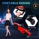 preview thumbnail 5 of 16, Aosom Lamborghini Aventador Licensed Kids Ride on Car with Scissor Doors, Easy Transport, 12V Electric Car for Kids