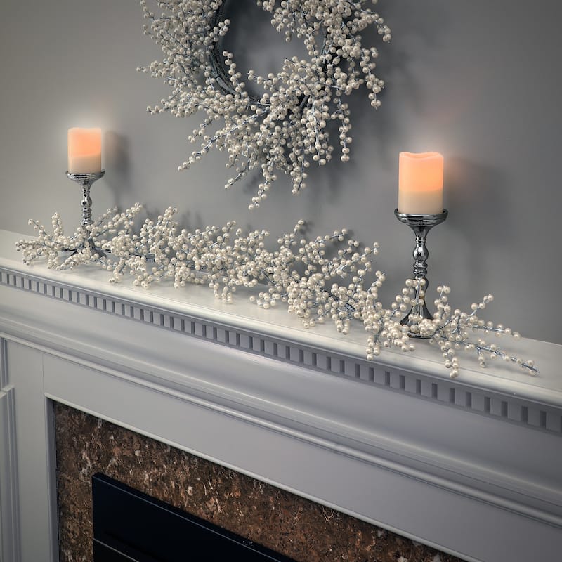 48" Waterproof Winter Berry Garland - 48