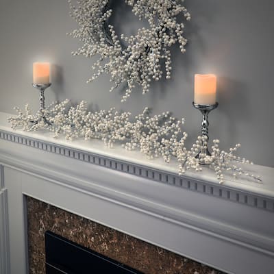 48" Waterproof Winter Berry Garland - 48