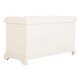 safavieh freddy distressed white wicker storage bench