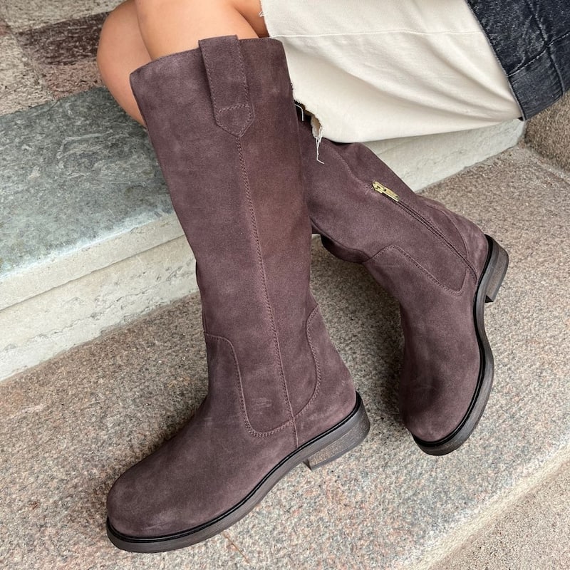 Copenhagen Knee-High Suede Boot