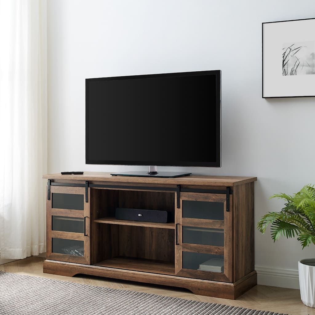 DISCO 58-inch Sliding Door TV Console