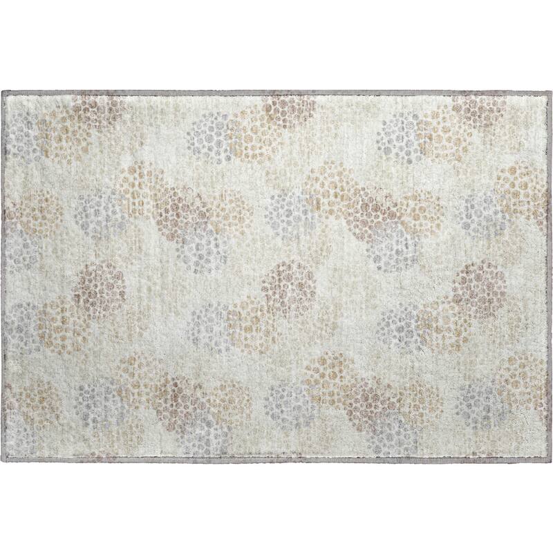 Premium Washable Super Soft Contemporary Clusters Mayfield Rug