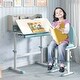 preview thumbnail 6 of 29, Costway Kids Study Desk with 7-Level Tiltable Desktop Adjustable - See Details