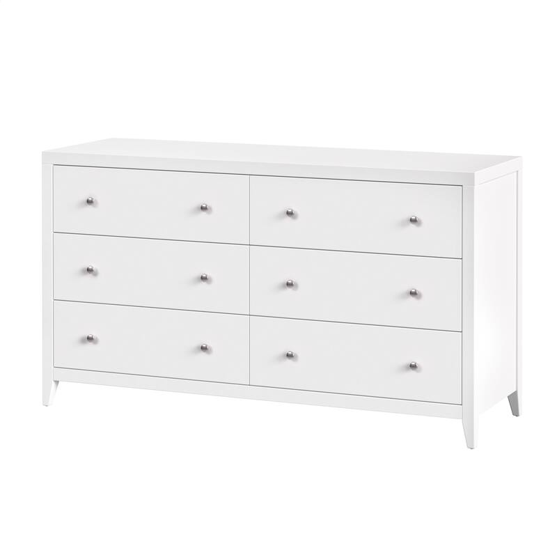 Dana 60 in. W Rectangular Wood 6 Drawer Dresser