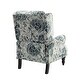 preview thumbnail 44 of 100, Olympus Upholstered Classic Manual Wingback Recliner with Spindle Legs by HULALA HOME