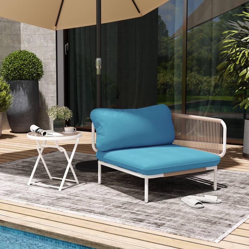 Pellebant Outdoor Sectional Sofa Patio Conversation Seating Set