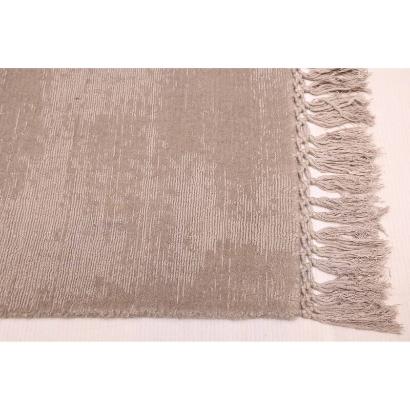 ECARPETGALLERY Hand Loomed Kashkuli Gabbeh Black, Grey Wool Rug - 5'5 x 7'8