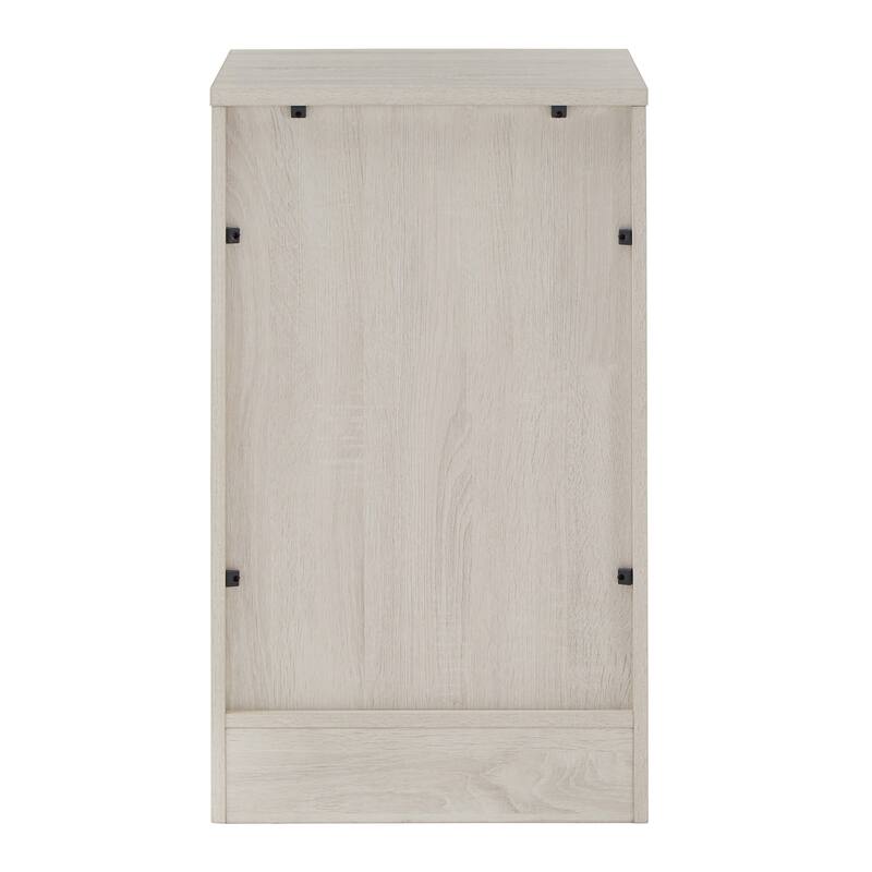 Hinesburg 40 in. Corner Desk with USB Chargers and 3-drawer File Cabinet by iNSPIRE Q Classic