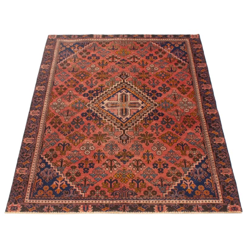 ECARPETGALLERY Hand-knotted Anadol Copper Wool Rug - 4'1 x 6'5