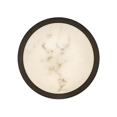 Fredrick Ramond FR31011 Cava 13" Wide Flush Mount Drum Ceiling Fixture