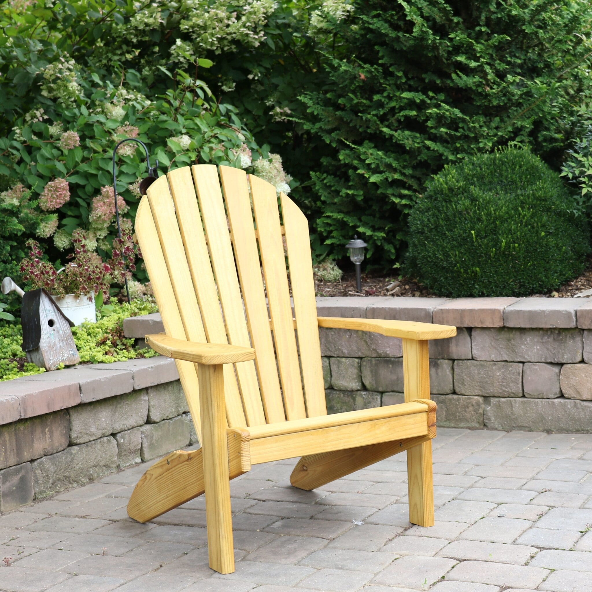 Pine adirondack chair top