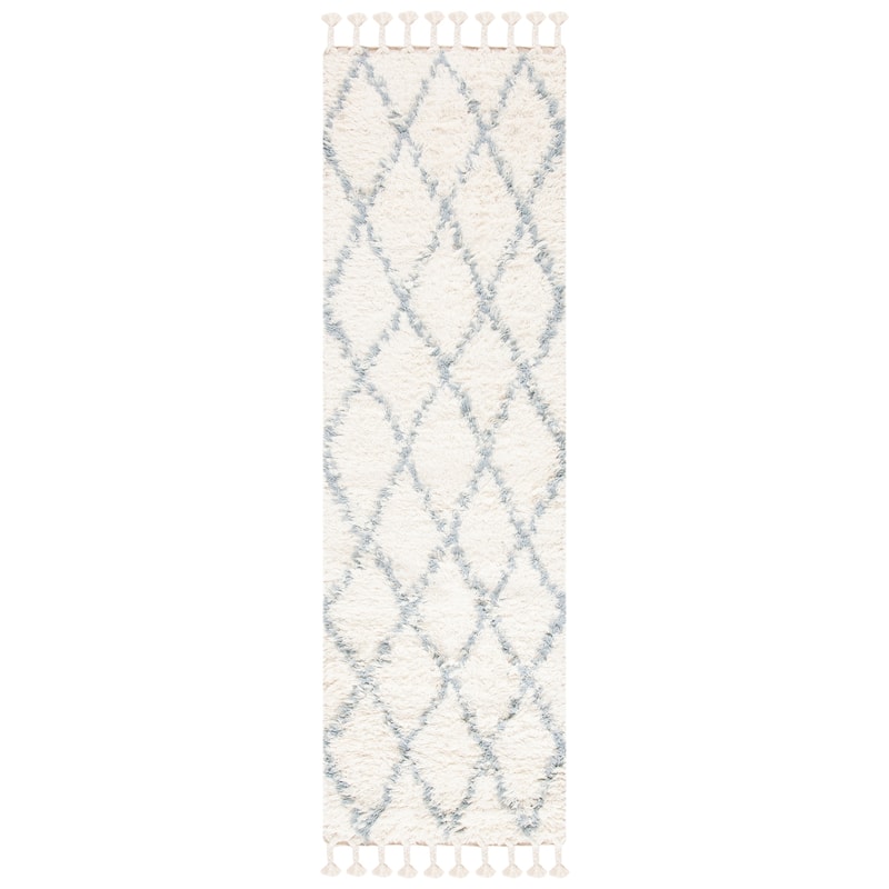 SAFAVIEH Handmade Casablanca Shag Daiana 1.4-inch Thick Wool Rug