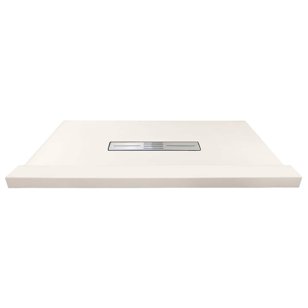 Transolid FZST7242C 70-7/8" x 42-1/2" Rectangular Shower Base with