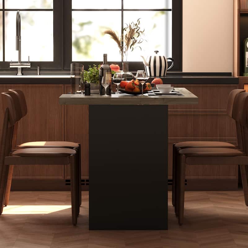 Modern Kitchen Island - Storage Cabinet, Large Countertop, Prep Station