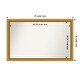 preview thumbnail 142 of 191, Wall Mirror Choose Your Custom Size - Extra Large, Townhouse Gold Wood