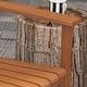 preview thumbnail 25 of 23, Outsunny Wooden Rocking Chair Set w/ Foldable Side Table, Outdoor Rocker Chairs