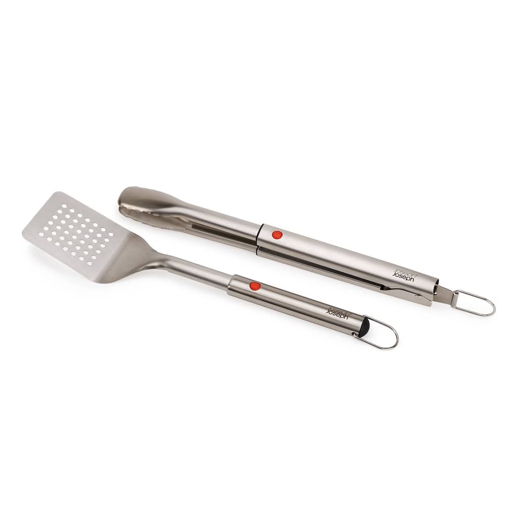 Joseph Joseph GrillOut 2-piece BBQ Turner & Tongs Set