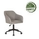preview thumbnail 18 of 32, Porthos Home Madison Office Desk Chair, Tufted PU Leather Upholstery