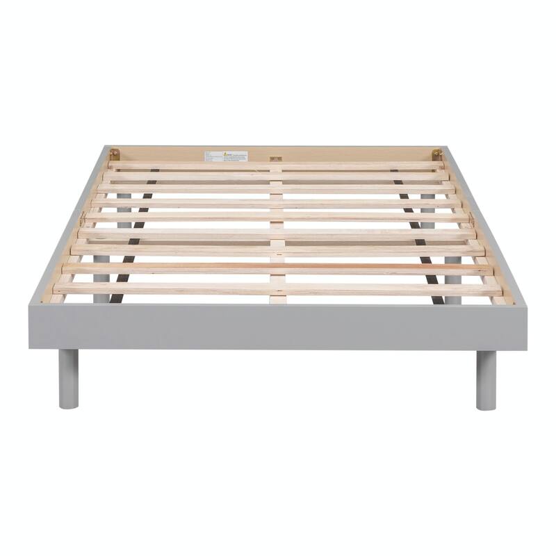 Contemporary Floating Platform Bed Frame