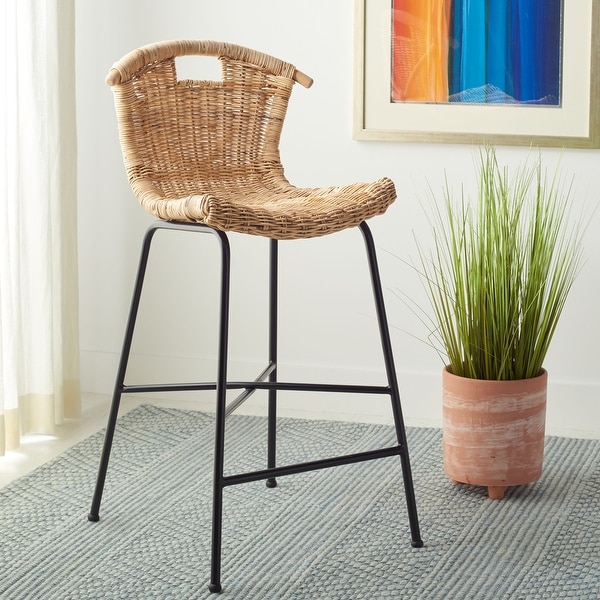 safavieh wicker bar stools