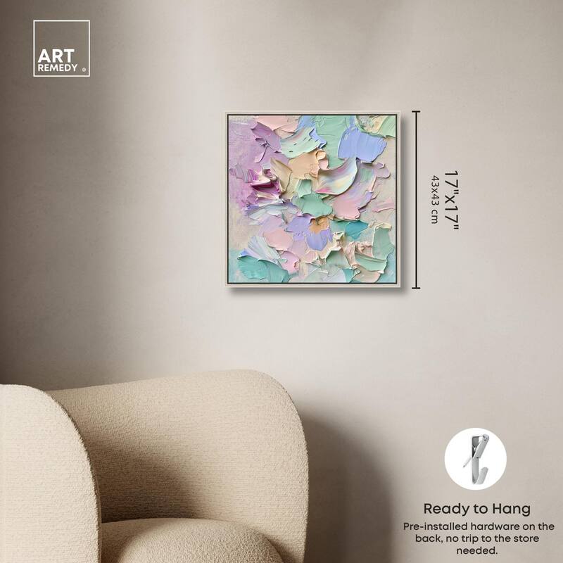 Flowing Mousse II Canvas by Art Remedy