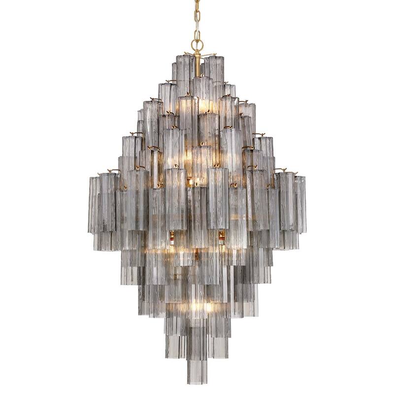 Crystorama Lighting Group ADD-319-SM Addis 20 Light 32" Wide
