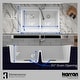preview thumbnail 33 of 74, Karran 33" Top Mount Double Equal Bowl Quartz Kitchen Sink Kit - 33" x 22" x 9"