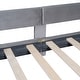 preview thumbnail 10 of 55, Casual Upholstered Daybed with Guardrail, Classic Headboard Footboard, Wood Slat Support Bed for Children Kids Platform Bed