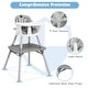 preview thumbnail 38 of 42, Babyjoy 4 in 1 Baby High Chair Convertible Toddler Table Chair Set - See Details