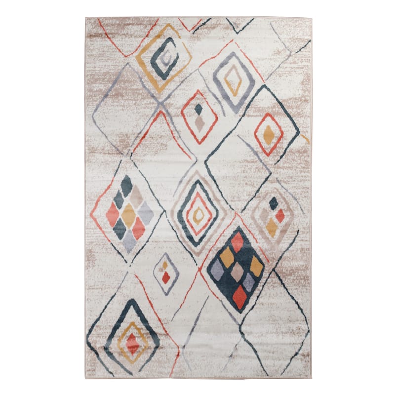 Superior Modern Geometric Southwestern Indoor Area Rug