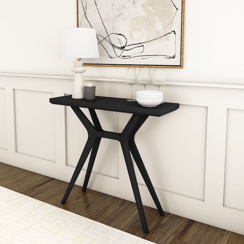 Plank and Beam Verso Solid Wood Console Table - 36"