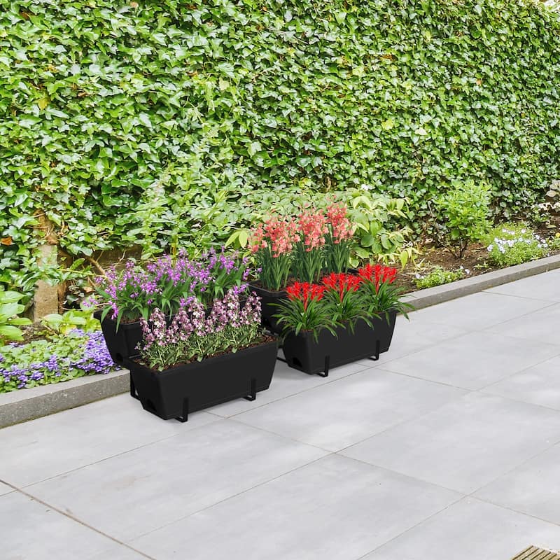 2 Tier Vertical Garden Planter for Flower Fruit Vegetable with Drain Holes