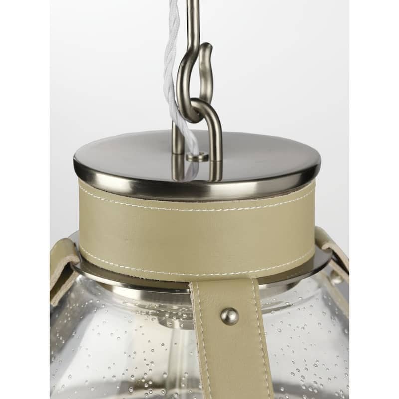 POINT DUME® Rockdance Collection Brushed Nickel Pendant - 15.75 in x 15.75 in x 10.125 in