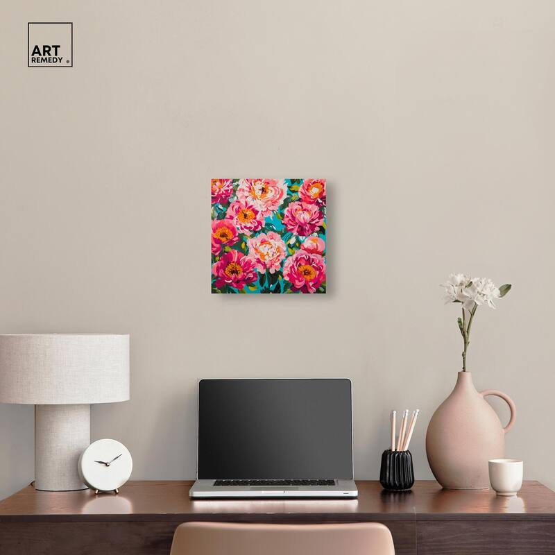 Maximalist Bloom Canvas by Art Remedy, Gallery Wrapped