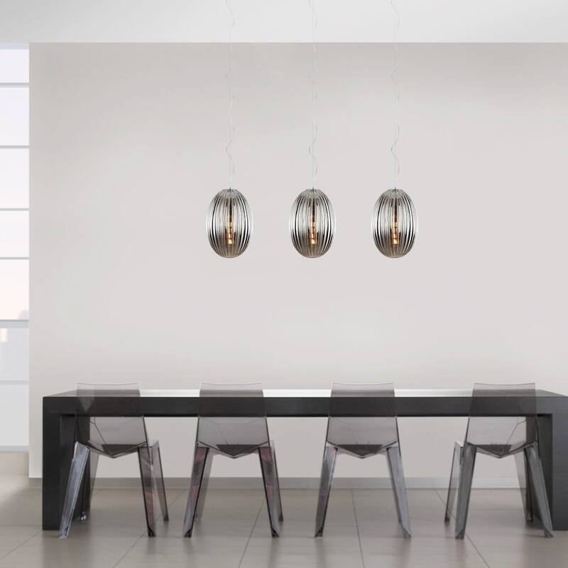 Light Society Opal 12" Glass Pendant Light