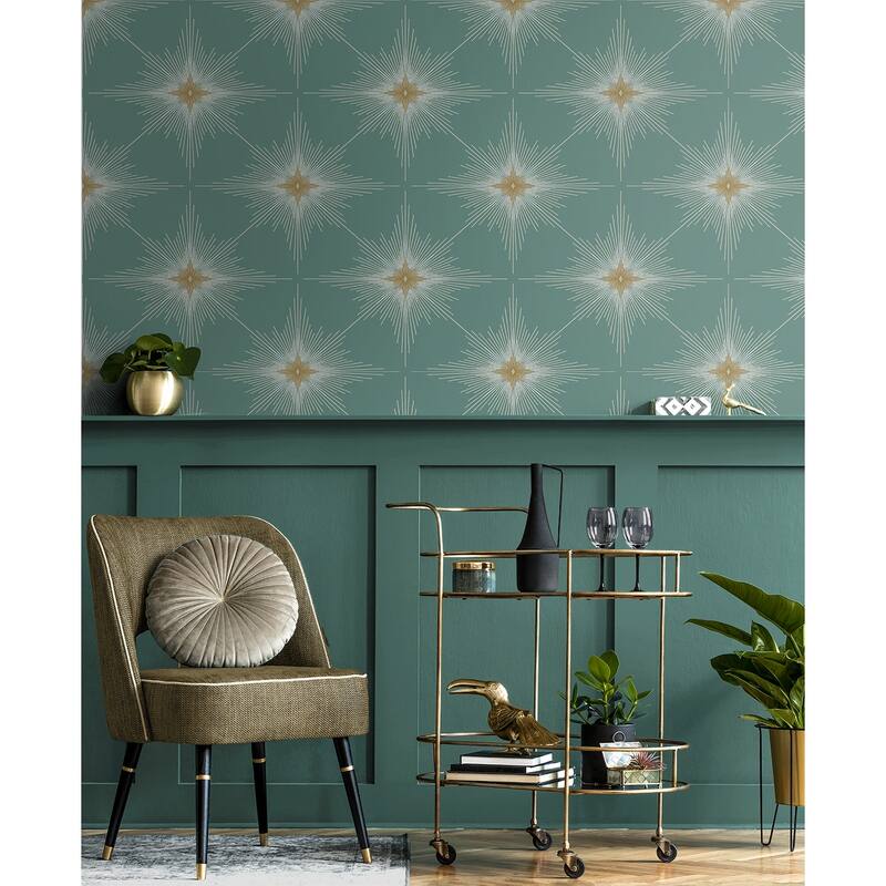 Seabrook Designs North Star Non-Woven Unpasted Wallpaper