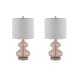 preview thumbnail 9 of 55, Ellipse Curved Gourd Glass Table Lamp, Set of 2