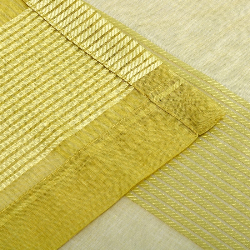 Superior Alzane Rope Sheer Grommet Curtain Panel - (Set of 2)