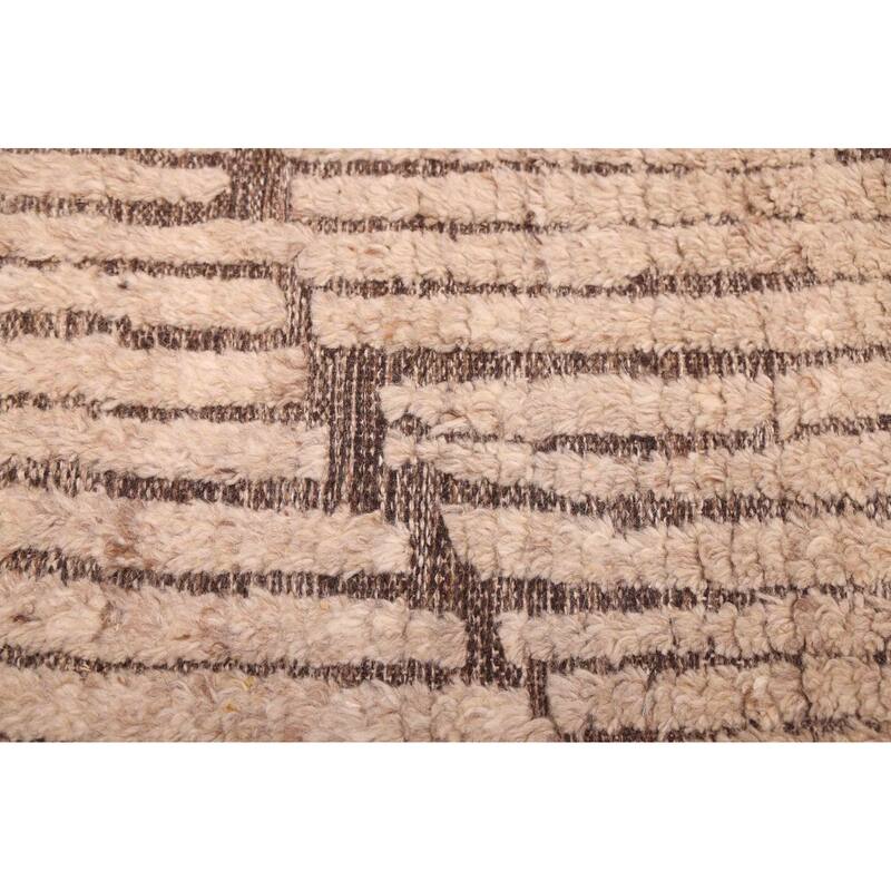 ECARPETGALLERY Hand-knotted Tangier Tan Wool Rug - 5'2 x 7'8